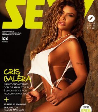 Cris Galêra pelada nua na revista Sexy