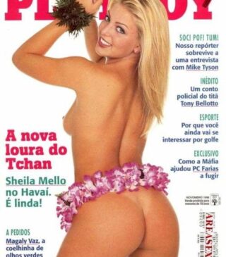 Sheila Mello pelada na Revista Playboy